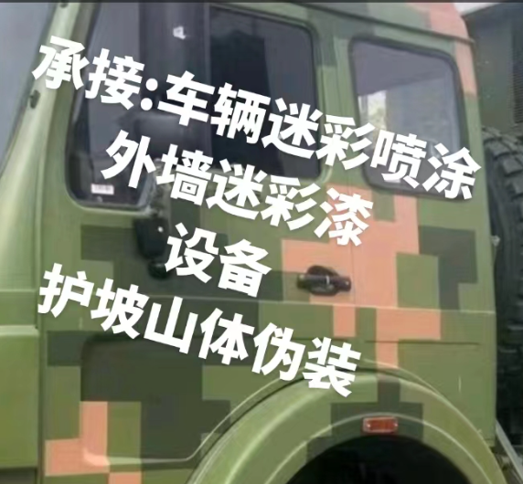 保定外墙和地面的迷彩漆施工